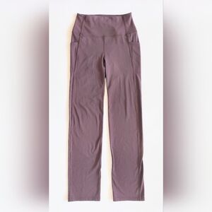 All In Motion Mid Rise Straight Leg Athletic Pants Womens Size XS Taupe